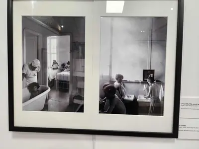 Photos de l'exposition sur le Préventorium au château de Chavaniac-Lafayette