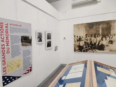 Photos de l'exposition sur le Préventorium au château de Chavaniac-Lafayette