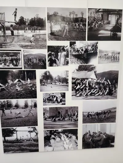 Photos de l'exposition sur le Préventorium au château de Chavaniac-Lafayette
