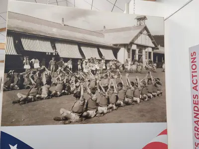 Exposition sur le Préventorium au château de Chavaniac-Lafayette