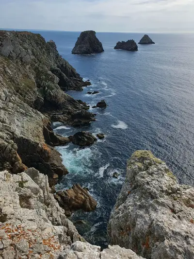 Vue des falaises Pointe de Pen-Hir