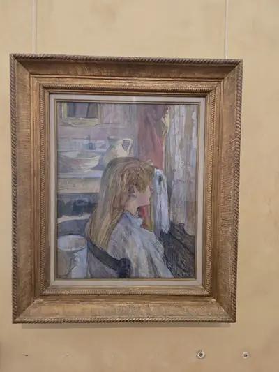 fille de profil