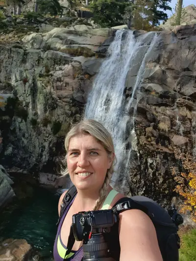 Florandophoto à la cascade de la Radule