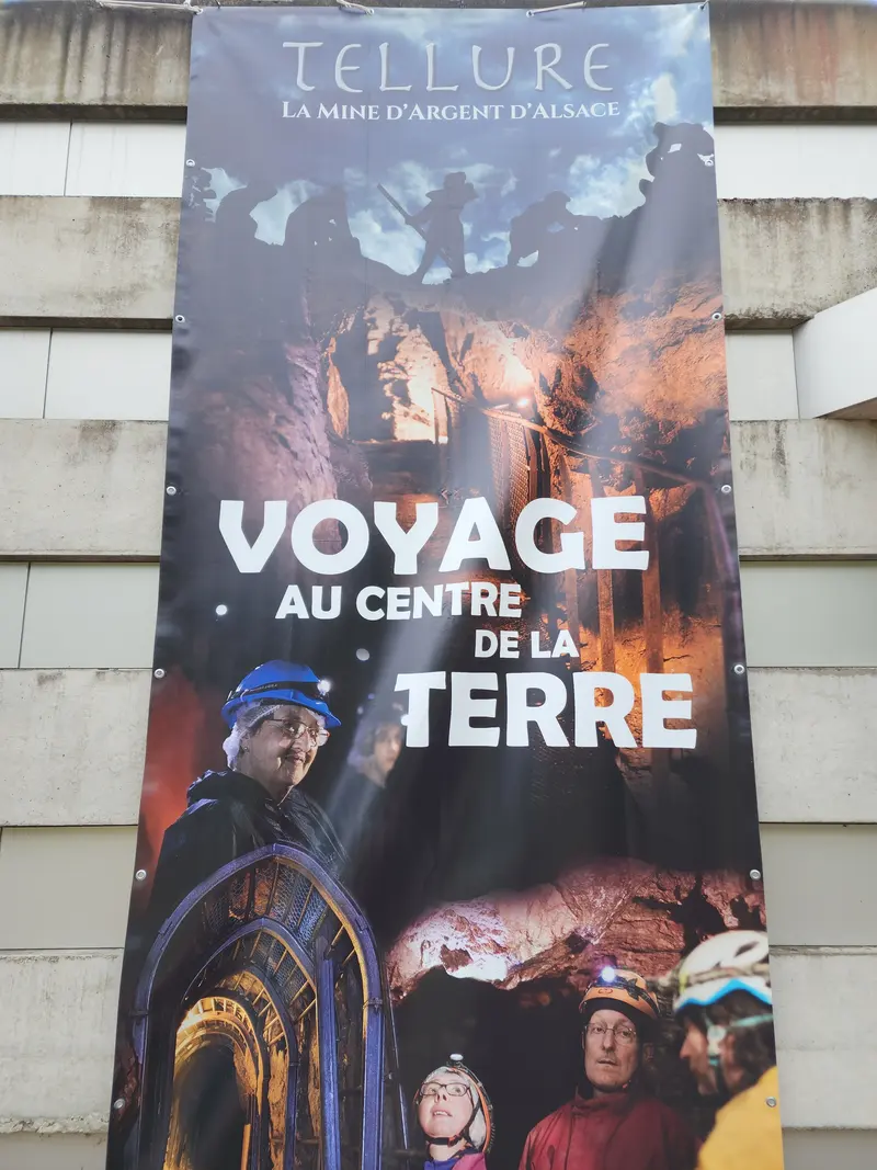 Flyer avec les différentes activités proposées dans la mine de Tellure