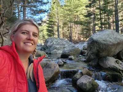 Florandophoto dans les gorges de la Restonica