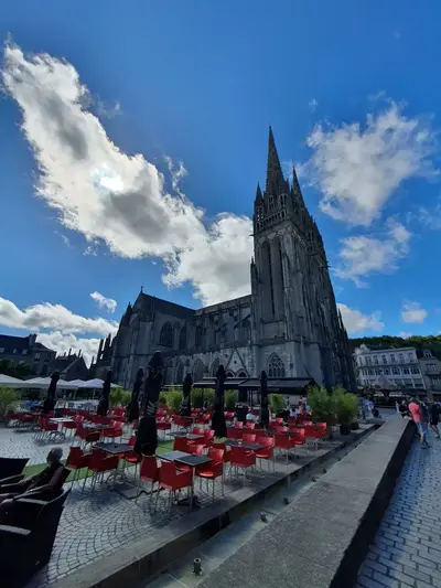 Pause déjeuner à Quimper dans le Finistère