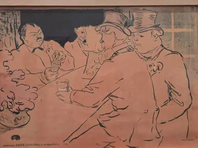 messieurs qui jouent aux cartes