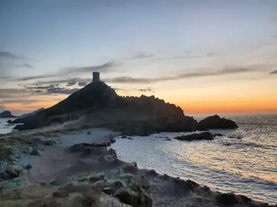 Coucher de soleil doux