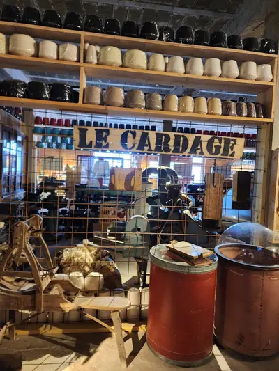 Cardage dans la lainerie du Gévaudan à Saugues