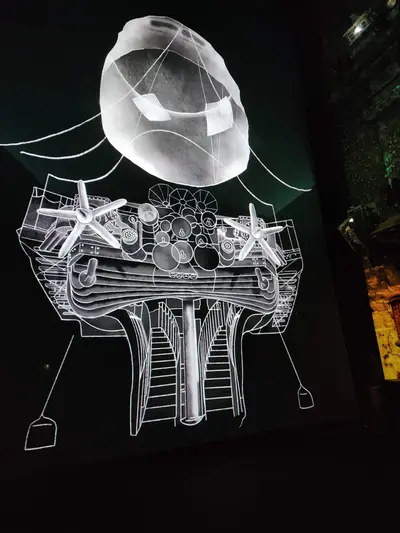 aeronef noir et blanc