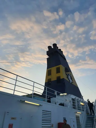 Cheminée Corsica Ferries