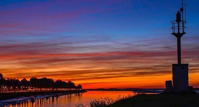 Coucher de soleil à Saint Valéry sur Somme