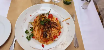 Linguines aux gambas