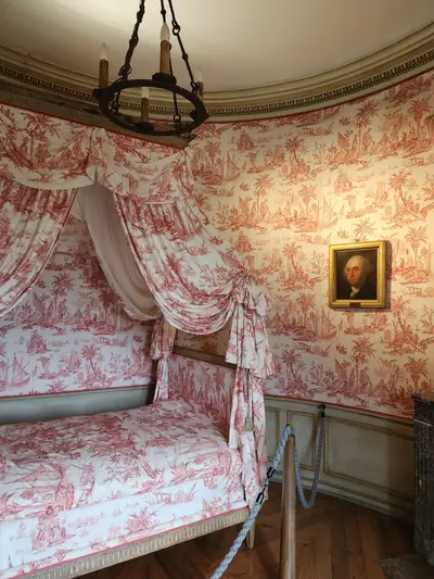 Lit dans la chambre natale de La Fayette