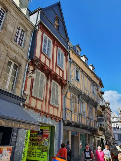 Commerces avec colombages à Quimper