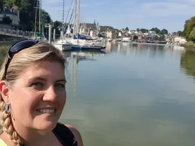 Moi à Auray Saint Goustan