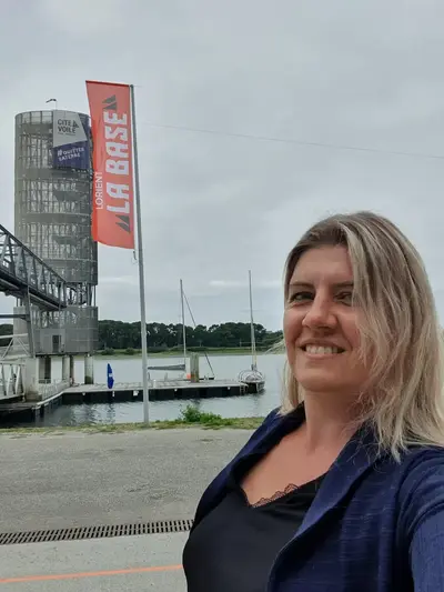Moi à la base à Lorient