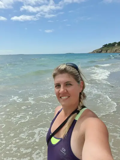Détente sur la plage de Nevez