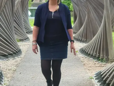 Promenade sous structure en bois