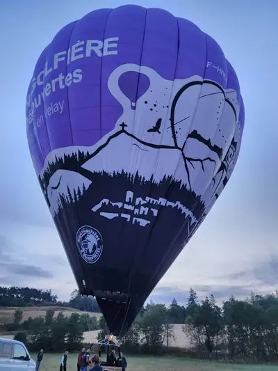 Montgolfière debout