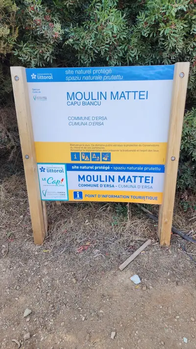 Panneau au moulin Mattéi