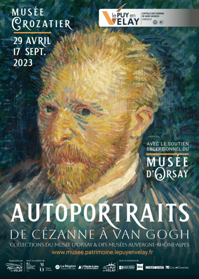 affiche exposition autoportraits musée Crozatier