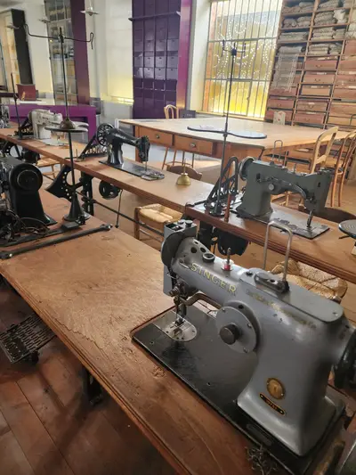 Machines à coudre au musée de Retournac