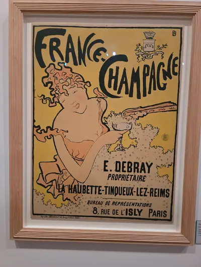 exposition temporaire sur les affiches: france champagne