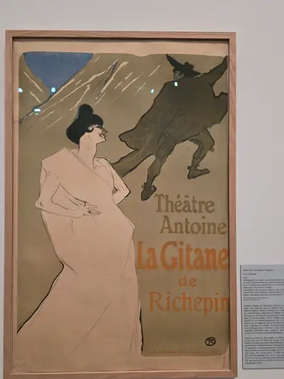 exposition temporaire sur les affiches: la gitane