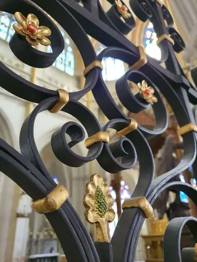 Ornements dorés Cathédrale Saint Corentin à Quimper