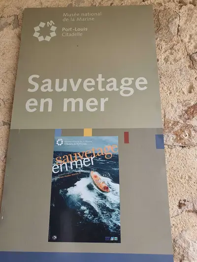 Pancarte musee marine port louis