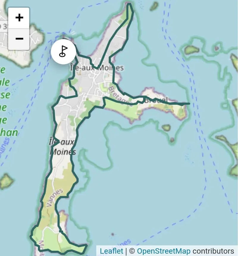 Parcours ile aux moines