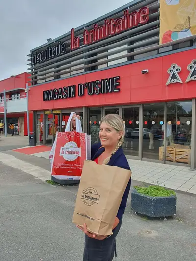 Fière de mes achats magasin d'Usine Biscuiterie la Trinitaine