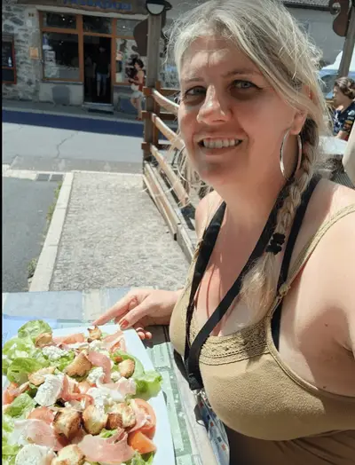Florandophoto avec une salade auvergnate