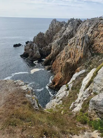 Vue des falaise pointe de Pen-Hir