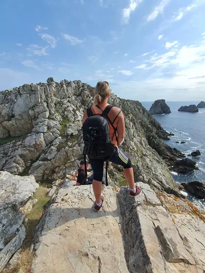En admiration pointe de Pen-Hir