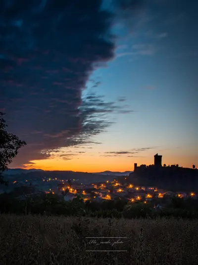 Forteresse de Polignac au petit matin