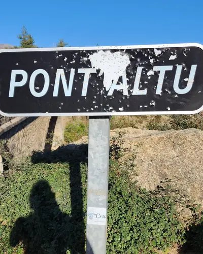 Pont altu panneau
