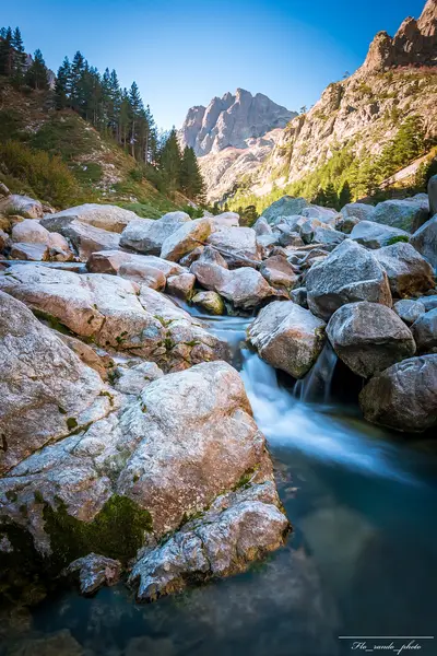 Gorges de la Restonica en pose longue