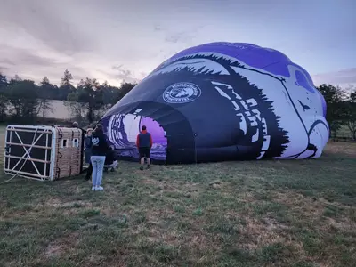 Début du gonflage