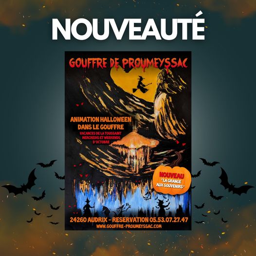 Evénement pour Halloween au gouffre de Proumeyssac