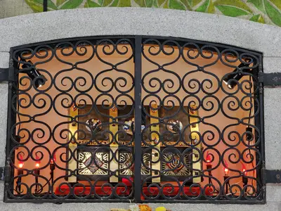 Reliquaire dans l'église Saint-Médard à Saugues