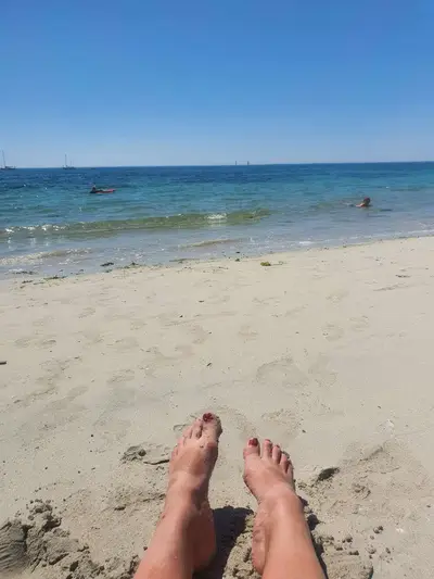 Pause à la plage Finistère Sud