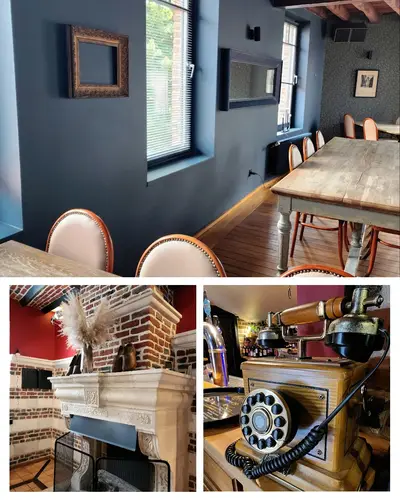 Intérieur restaurant le Sabot Vert à Seclin