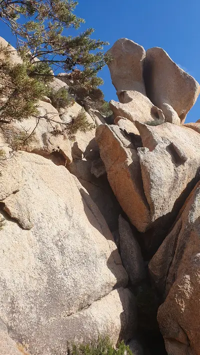 Gros rochers en équilibre
