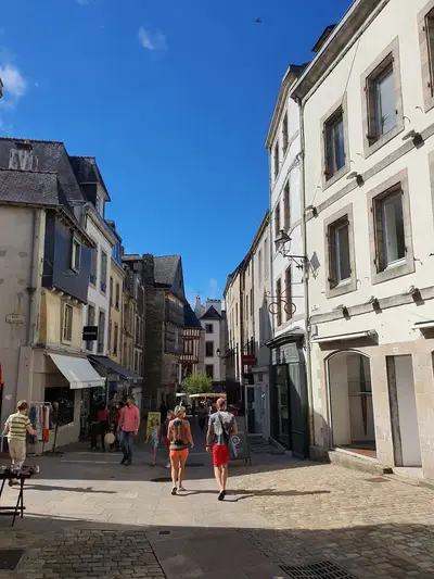 Rue piétonne de Quimper