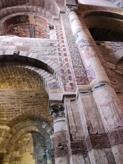 Peintures dans l'église Saint Julien à Brioude