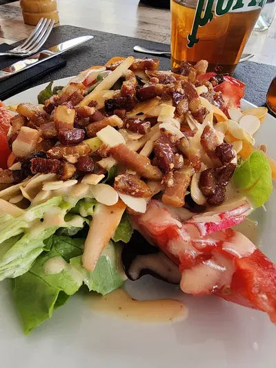 Salade aux lardons