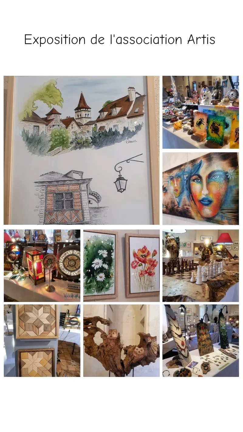 exposition d'objets réalisés par des artisans