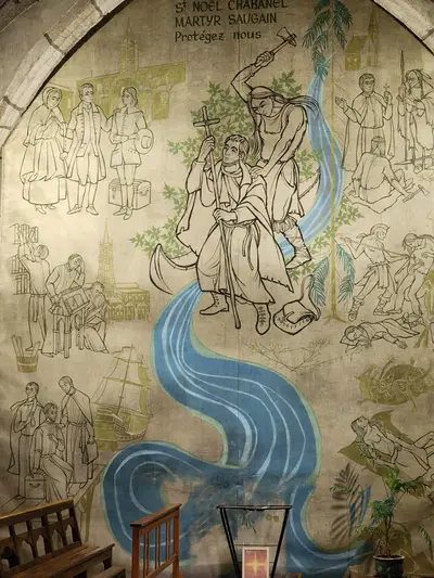 Tapisserie de Lucien Gires dans l'église Saint-Médard de Saugues